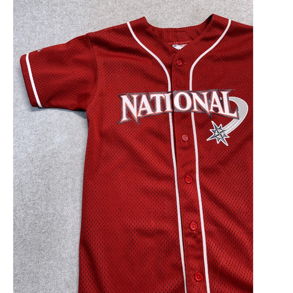Vintage 2001 Jeff Bagwell #5 MLB All-Star Game Authentic Kids Jersey NL XL - Picture 2 of 13